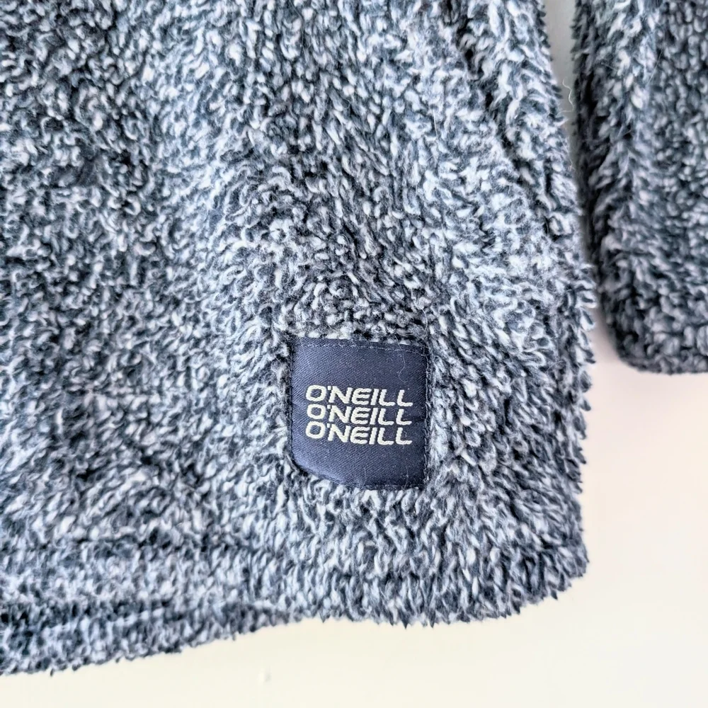 O'Neill Girl Fuzzy Sherpa Sweater Blue ~ Size Small (6-7) - Picture 4 of 8